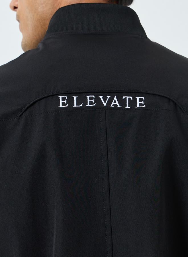 ستايلي جاكيت بومبر سادة بقصة واسعة - Image 5